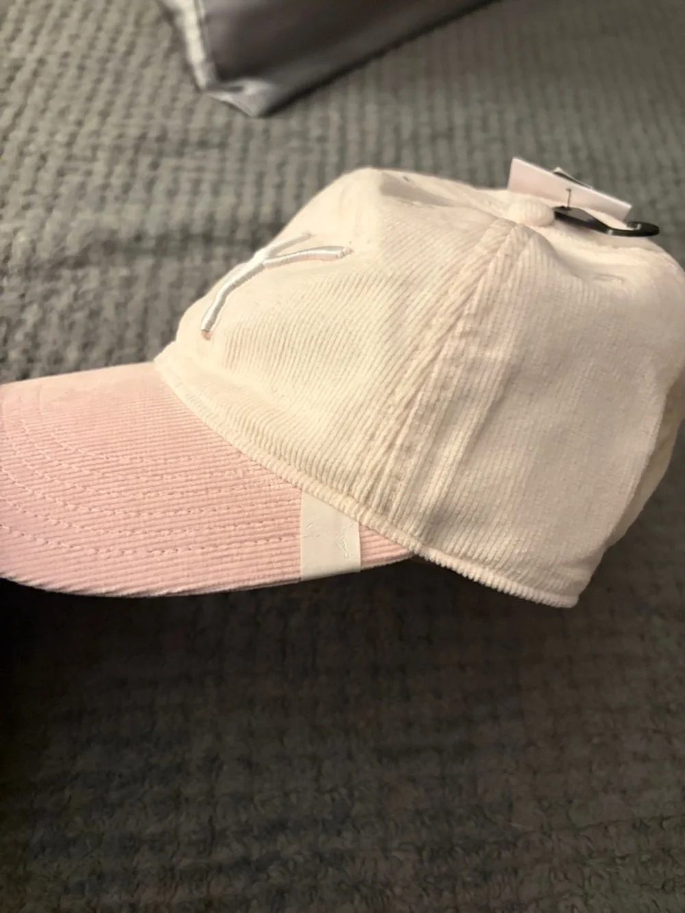 Puma Kids Cream & Light Pink Baseball Cap